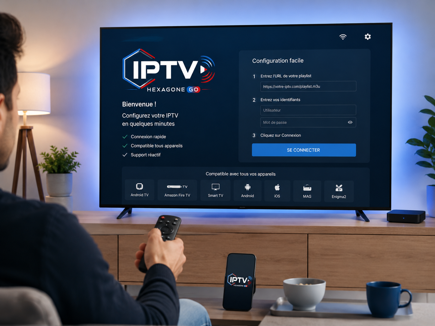 Installation et configuration faciles de l’IPTV France sur Smart TV