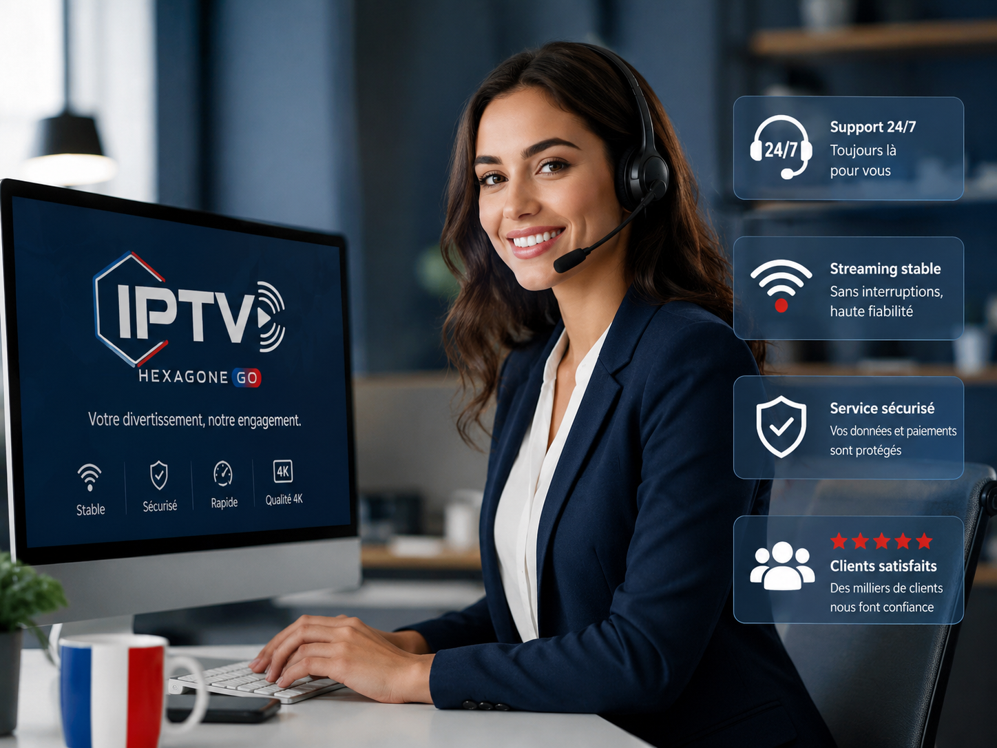 Support client francophone IPTV Hexagone à l’écoute des abonnés